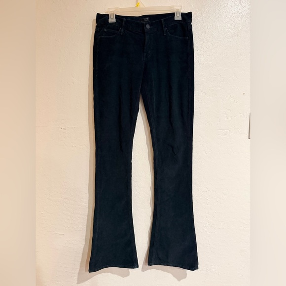 Mother Black The Runaway Corduroy Flared Pants size 28